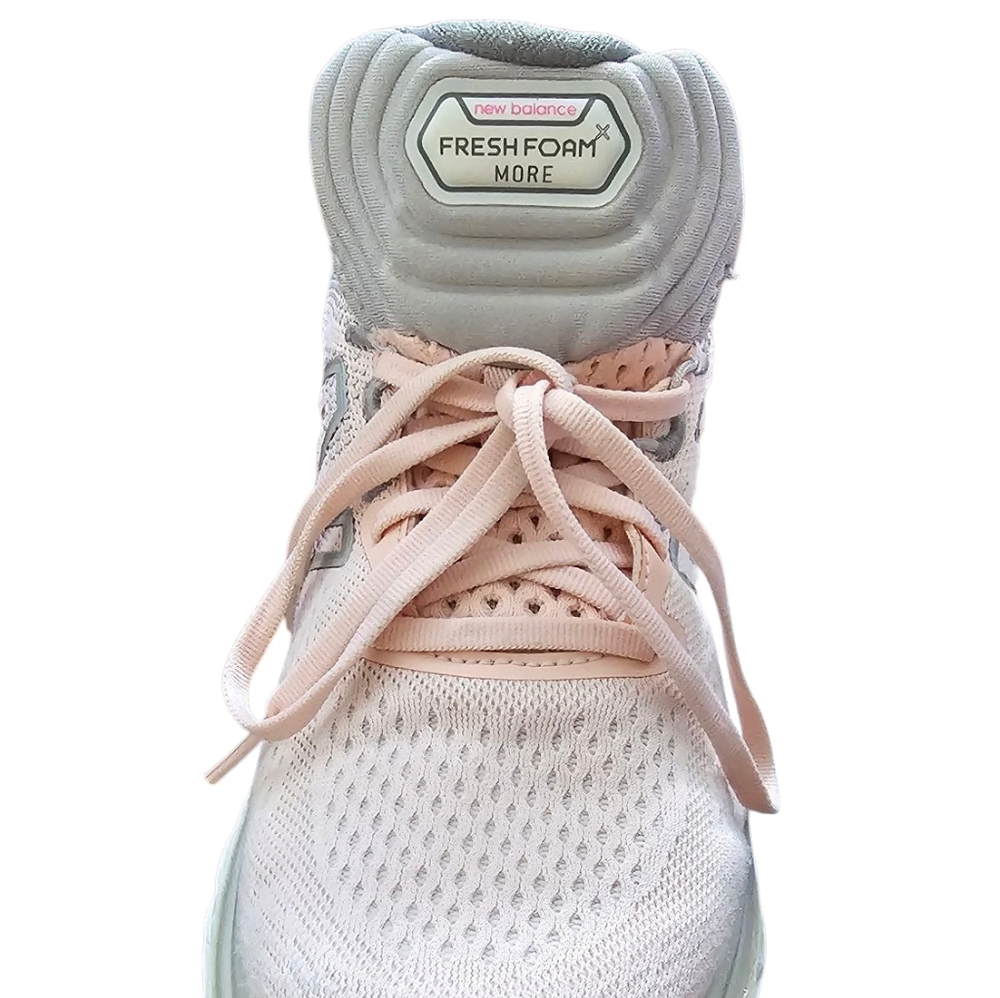 NEW BALANCE V3 Pink and Gray Athletic Running Shoes with Cushioned Midsole - Picture 3 of 5